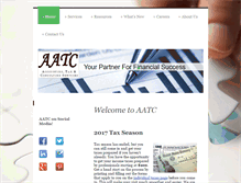 Tablet Screenshot of aatcservices.com